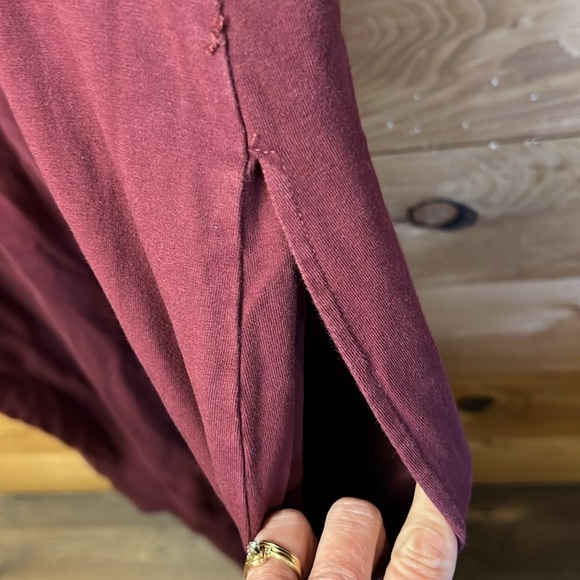 Wayward Fancies  eShakti 2X 20w Plus‎ Size women's Jumpsuit Maroon Wide Leg Y2K - Picture 11 of 13